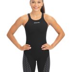 Dolfin Women's FirstStrike Black Open Back Knee