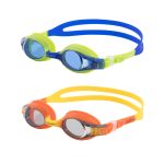 Dolfin Flipper Junior Goggle Multi Two-Pack Including Blue/Green and Orange/Yellow